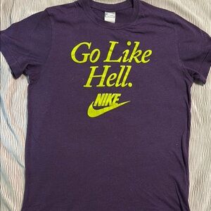 Nike Vintage Purple T-Shirt - Go Like Hell Design